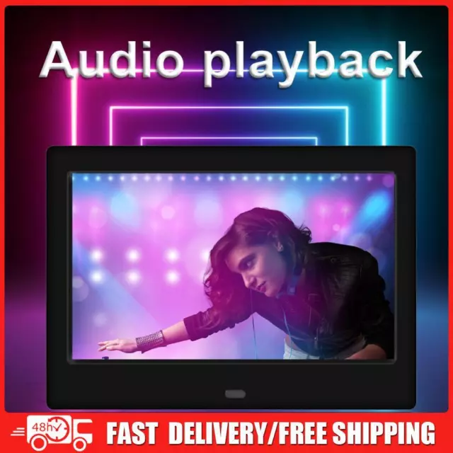 7inch HD LED Digital Photo Frame Music Photo Video Player 800*480 for Friends