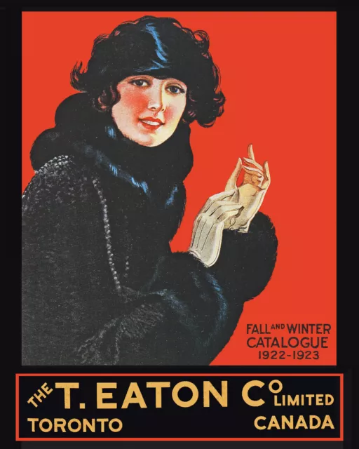 EATON'S CATALOGUE (front cover) - 1922-23 - 8x10 Color Photo