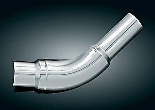 Kuryakyn Chrome Bridge Gap Heat Shield Stock Dual Exhaust Cover Harley Touring