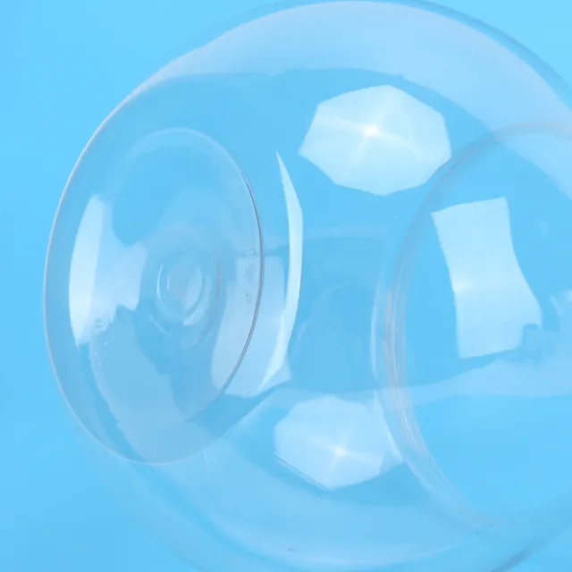 (Mini) Mini Fish Tank Classic Style Fish Bowl Transparent Plastic