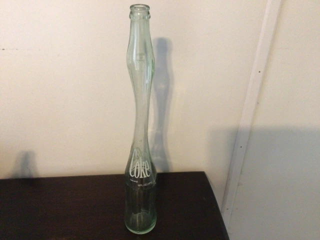 Vintage Coke Coca Cola Goshen 16 fl. oz. ( 1pt ) Bottle Clear Long Neck 1960’s