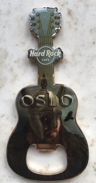 Hard Rock Cafe Bottle Opener Magnet Oslo Norway