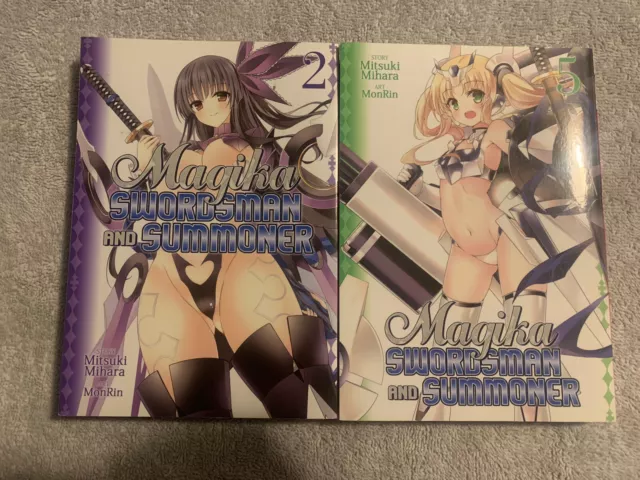 Magika: Swordsman and Summoner Volume 2 & 5 RARE English Manga