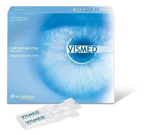 Vismed Gleitmittel Augentropfen 20 x 0,3 ml