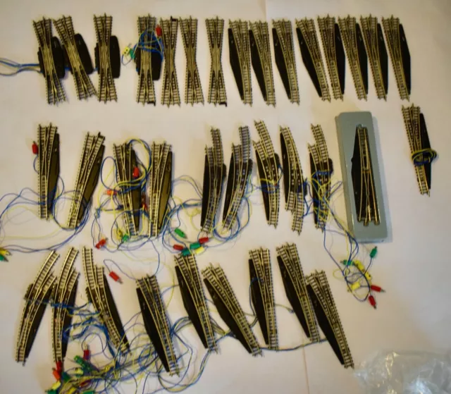 Marklin z Gauge Track- 410 Pieces Track and (35) Points /Crossovers- Job lot