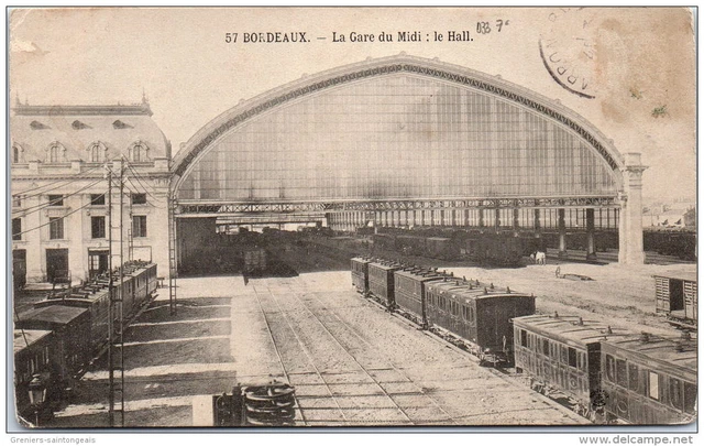 33 BORDEAUX - la gare du midi - le hall