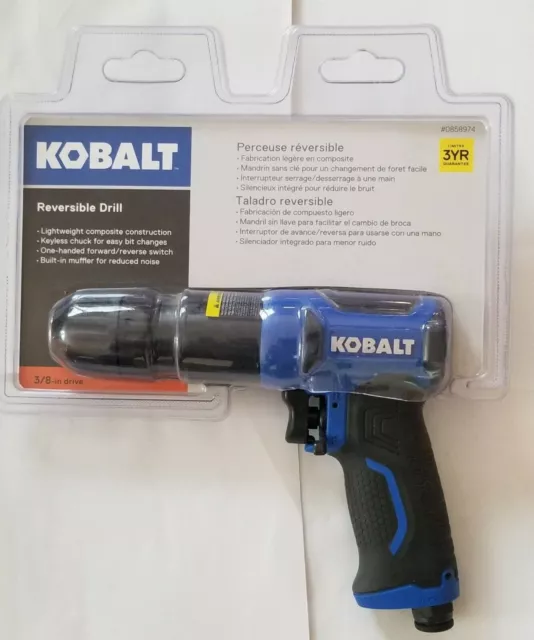 Interruptor balancín reversible neumático Drlll Kobalt SGY-AIR222 3/8" 0858974