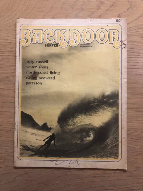 Backdoor Magazine Mag Surf Vintage Surfing  Issue 3 February 76