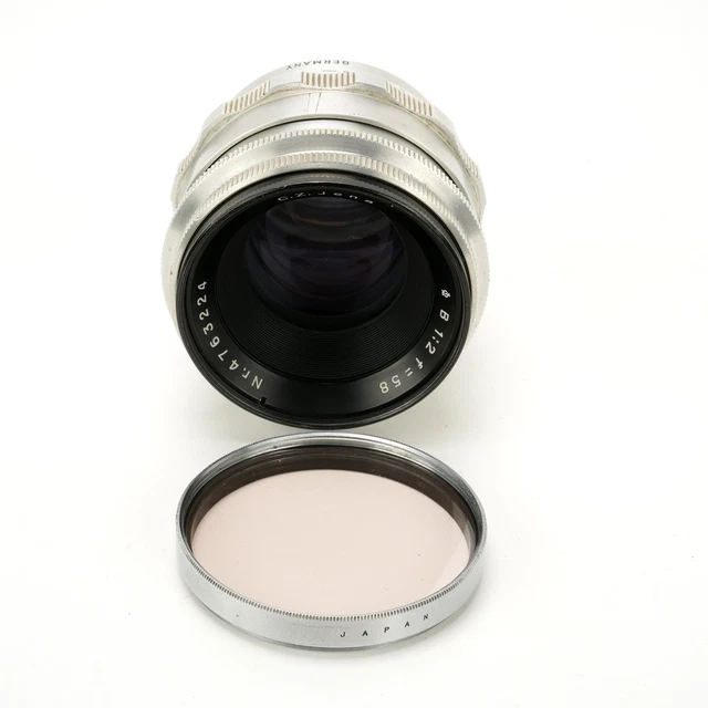 CARL ZEISS JENA Biotar 1:2 f=5,8 cm pour M39 Leica, télémètre couplé EUR 595,00 - FR