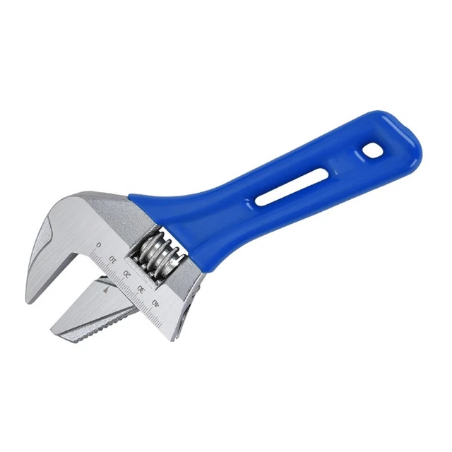 Clé à Pipe Réglable Multifonction Outil De Plomberie Clé à 6 Vitesses Dentelée Auto-serrante Outil De Plomberie