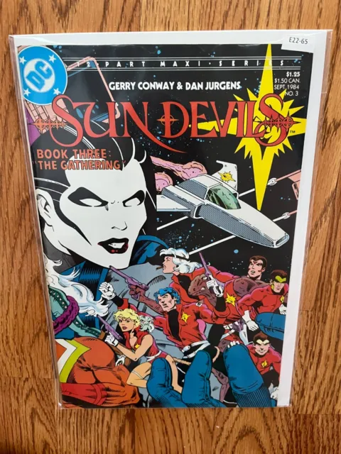 Sun Devils #3 1984 Mini-Series High Grade 9.2 DC Comic Book E22-65