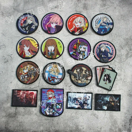 GIRLS' FRONTLINE 9A91 AK12 M4A1 AGS30 IOP UMP45 Patch Woven label Cool
