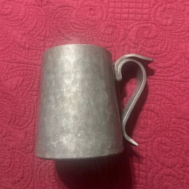 Vintage Mid Century B. W. Buenilum Hammered Aluminum Steins Mugs Cups EUC