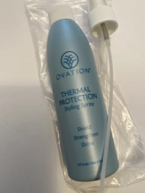 Ovation Hair Thermal Protection Styling Spray Thicken Shine Shield 6 oz New