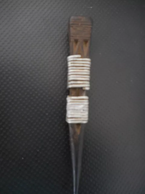 African Dogon wooden hair pin