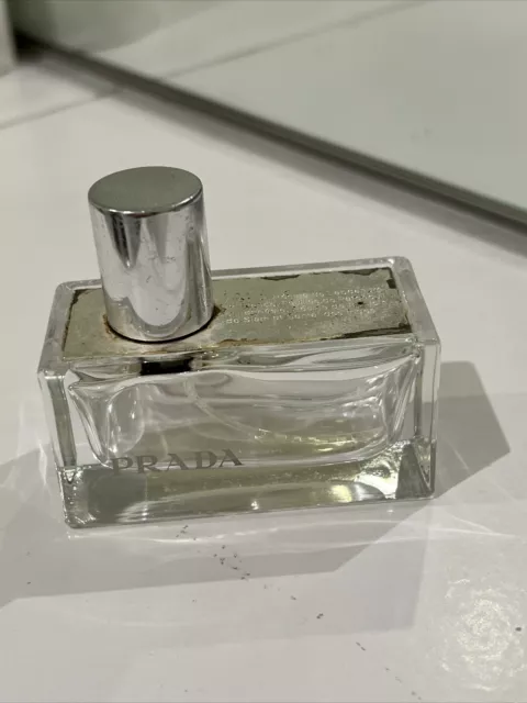 Prada, Amber Perfume Bottle, Empty.