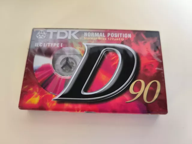 Cassette Audio TDK D 90 Neuve Sous Blister