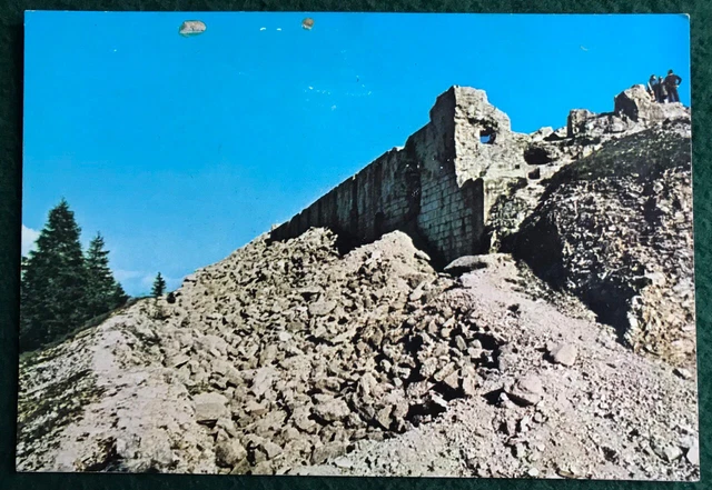 Cartolina - ALTOPIANO DI FOLGARIA - I resti del Forte CHERLE - 1975
