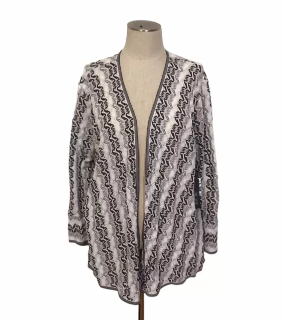 Nic Zoe Knit Cardigan Sweater Long Open Front Boho NWT Women’s Plus Sz 2X