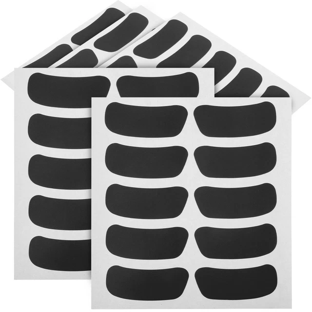 50 Sheets Coussin Pour Les Yeux De Sport Football Vide Autocollants Noirs