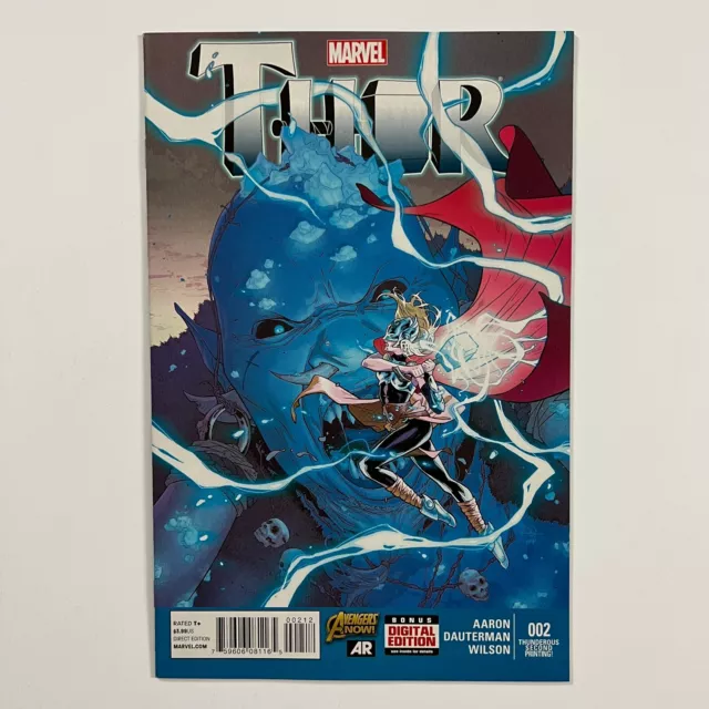 Thor 2 2Nd Printing 1St Full Appearance Jane Foster As Thor (2014, Marvel)