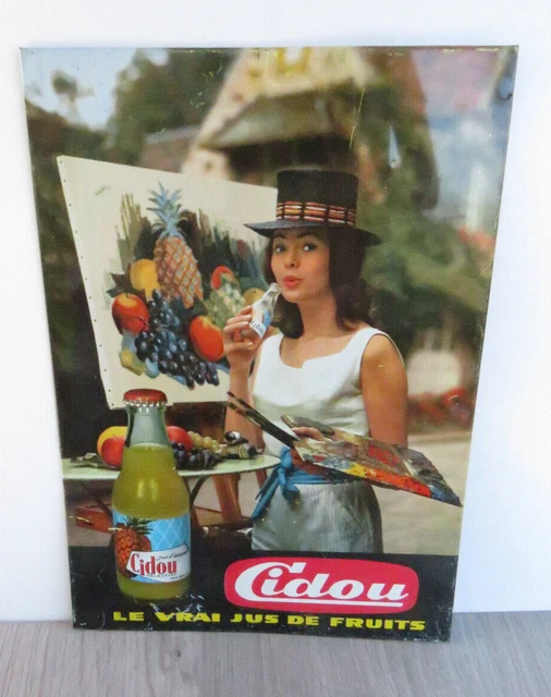 RARE ANCIENNE PETITE boîte publicitaire tôle lithographiée AMIEUX