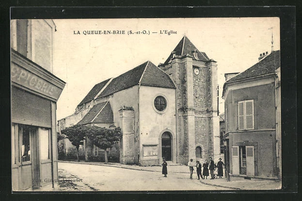 CPA La Queue-en-Brie, L´Èglise