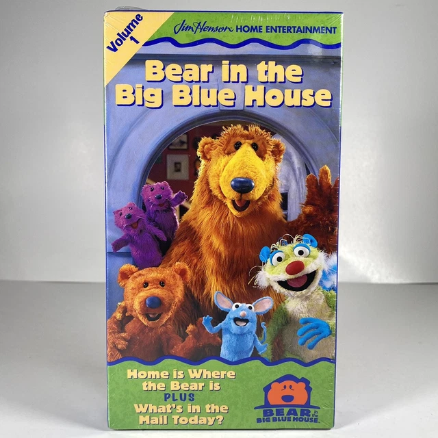 BEAR IN THE Big Blue House Volume 1 VHS 1998 Jim Henson New Sealed ...