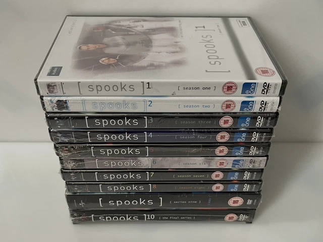 Spooks シーズン1−10 DVD SPOOKS COMPLETE SERIES 1-10 DVD Individual Boxsets Region 2 UK PAL