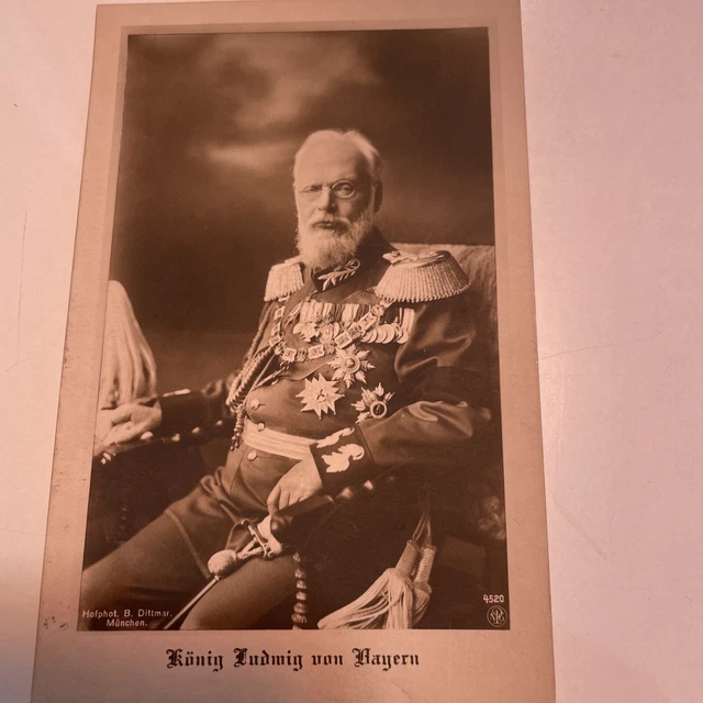 Postkarte „König Ludwig von Bayern“, 1914, tolles Sammlerstück