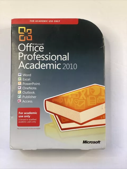 Microsoft Office Professional Academic 2010 w/ Product Key