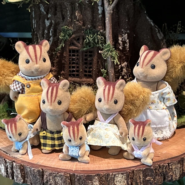 Calico critters furbanks squirrel family sale