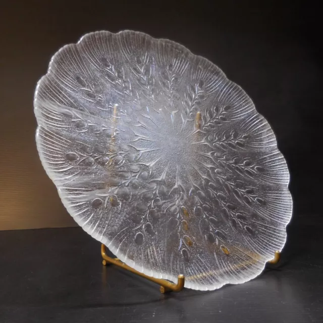 Assiette plate rond transparent verre Ø 33 cm Diamond Bormioli Rocco -  ECOTEL MONTPELLIER