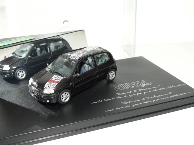 Modèle Réduit Renault Clio III Phase 1 3 Portes 2005 Gris - Échelle 1:43 - Eligor - Occasion