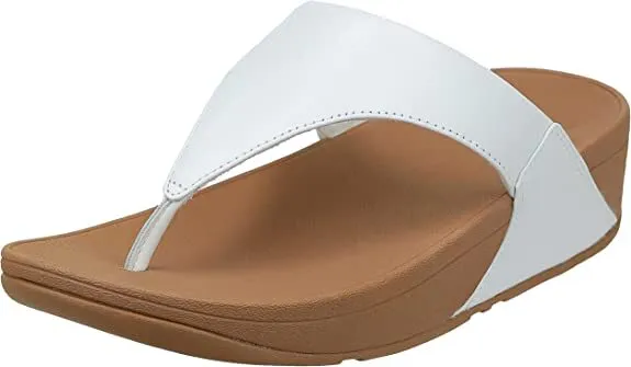 FitFlop Women's Lulu Slip On Thong Wedge Sandals Size 8
