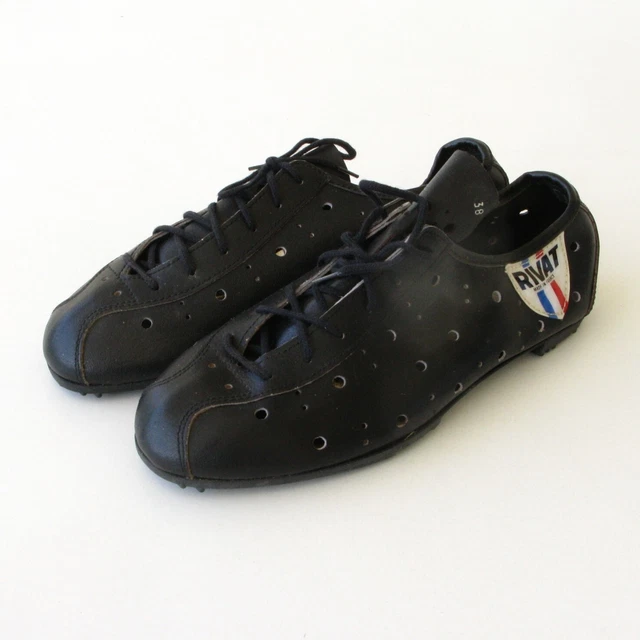 Chaussures ski vintage bordeaux crochets Trapeur - Sport & Plein air