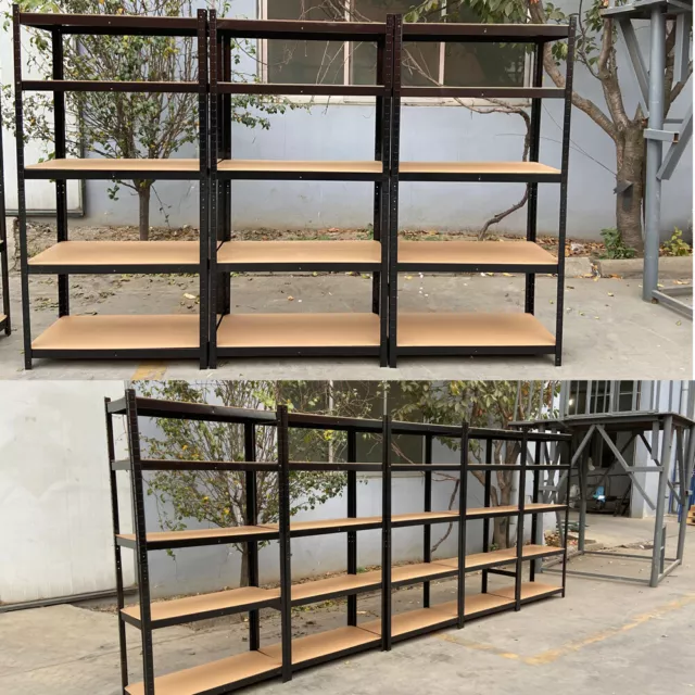 5 Tier Shelving Unit Boltless Garage Racking Heavy Duty Metal Shelf Shed Storage