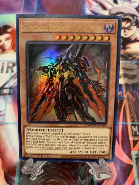 Yugioh x1 Surgical Striker - H.A.M.P. 1st Edition MAMA-EN001 Ultra Rare (NM!)