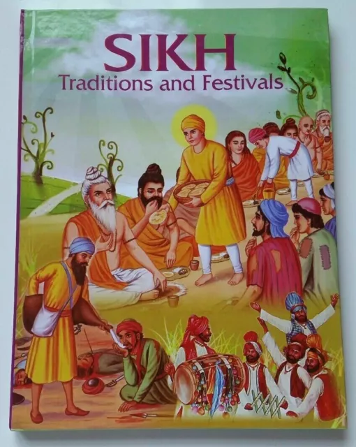 Sikh kids stories sikh traditions and festivals book colour photos in english b8