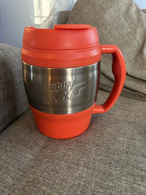 Bubba Keg 52 oz Orange Hot Cold Insulated Jug Mug Stainless Steel Double Walled