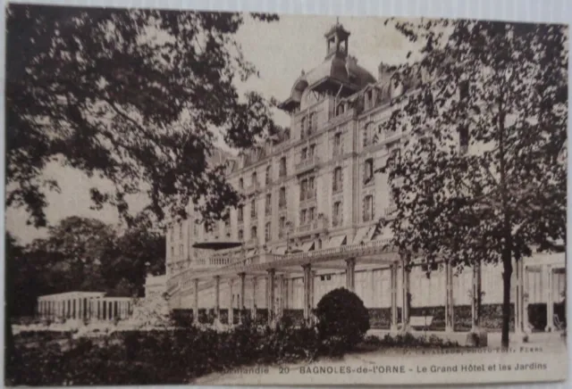 Bagnoles De L'Orne 61 CPA le Grand Hotel And All Gardens Good Condition 1929