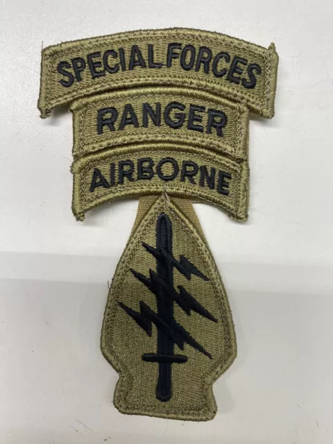 SPECIAL FORCES COMMAND OCP SSI Patch Airborne ,Ranger , SF Tab With ...