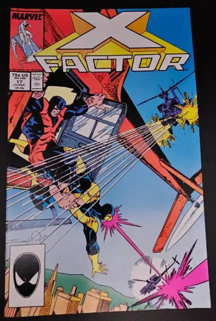 X-FACTOR  No. 17 1987 Marvel Comics X Men Louise Simonson RAW
