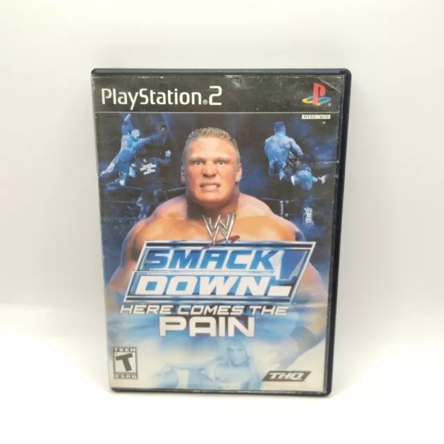 WWE Smackdown Here Comes The Pain (Sony PlayStation 2, 2003) PS2 CIB Tested