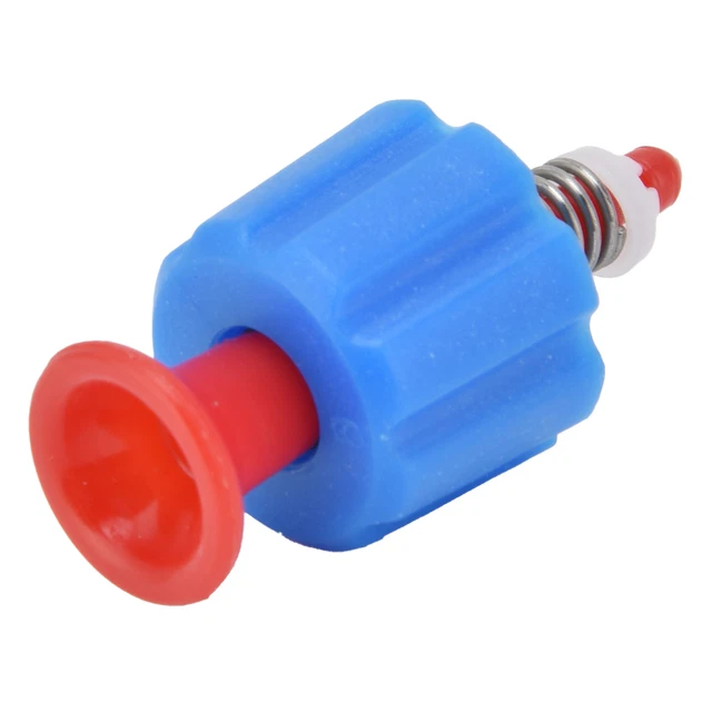 Red Blue Pressure Relief Valve PP Automatic Safety Valve Accessory For BG