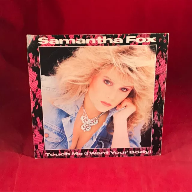 SAMANTHA FOX Touch Me I Want Your Body 1986 UK 7" Vinyl single  45 original Sam