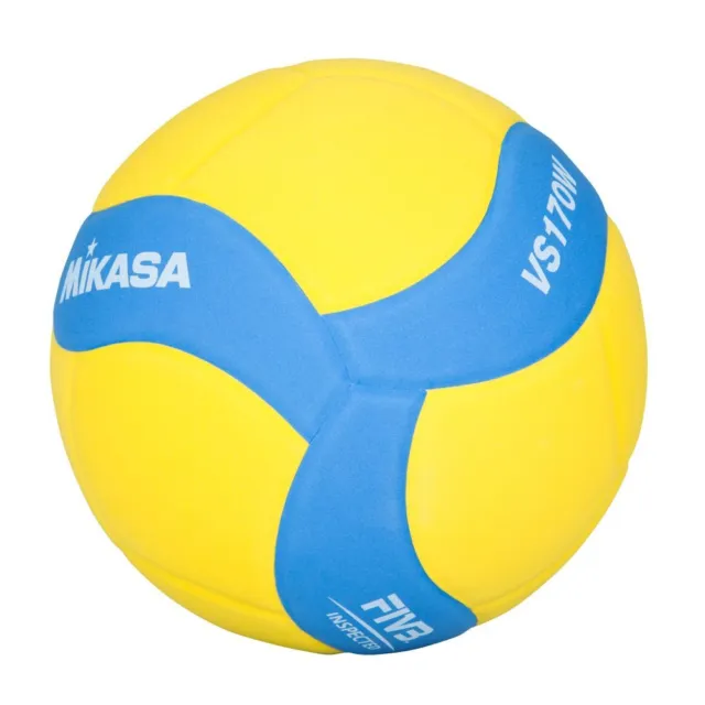 Mikasa Volleyball VS170W-Y-BL Training Ball Kids Ball Sz 5 Yellow Blue