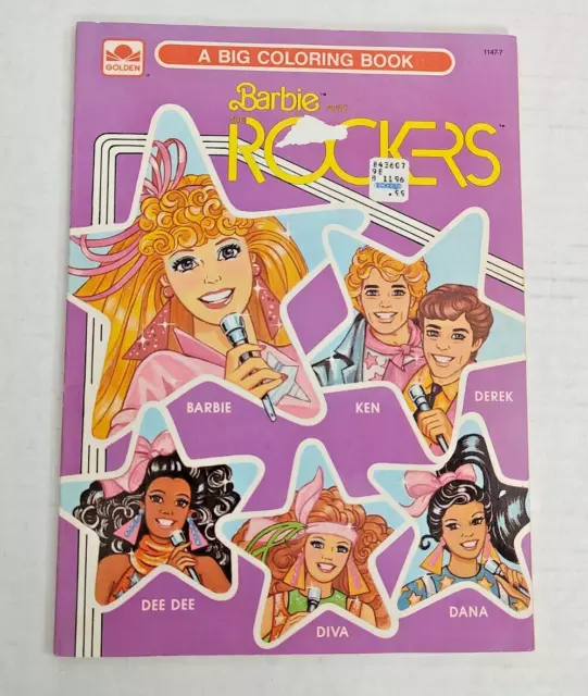 Barbie coloring book RARE UNUSED