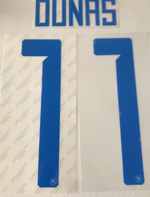 Kit Nameset SSC Napoli Lozano 11 - Officiel 2019/2020 Europa - Neuf Sans Emballage