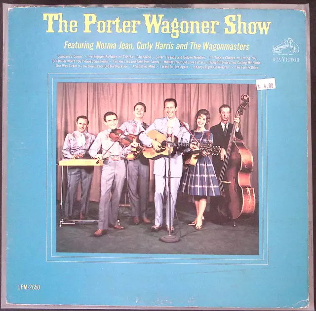 The Porter Wagoner Show Rca Victor Records  Vinyl Lp 43-8W